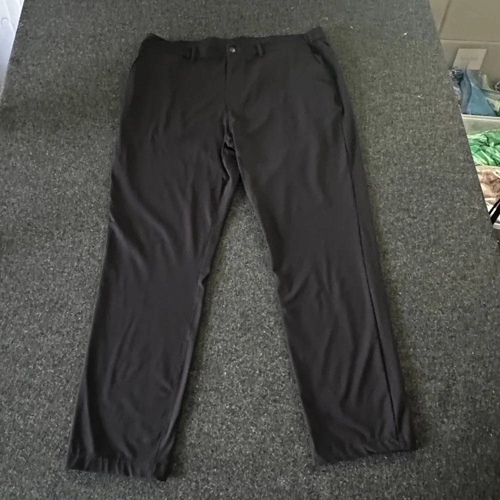 Public Rec All Day Every Day Pants Mens 40/32 BLACK Performance Trousers